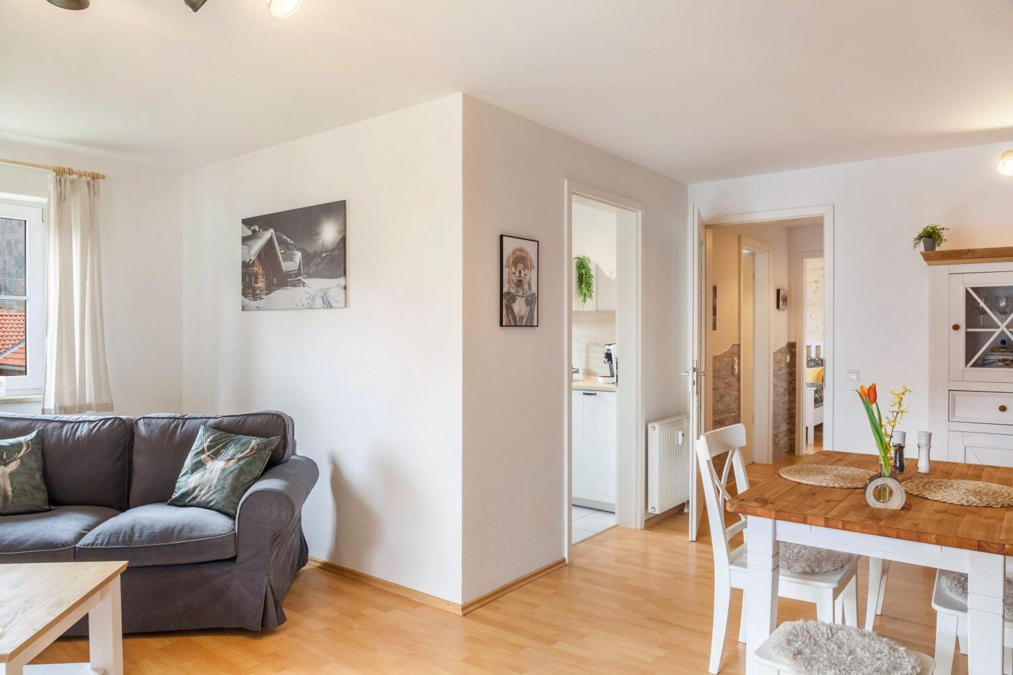 Ferienwohnung Fuchsbau Oberau  Buitenkant foto