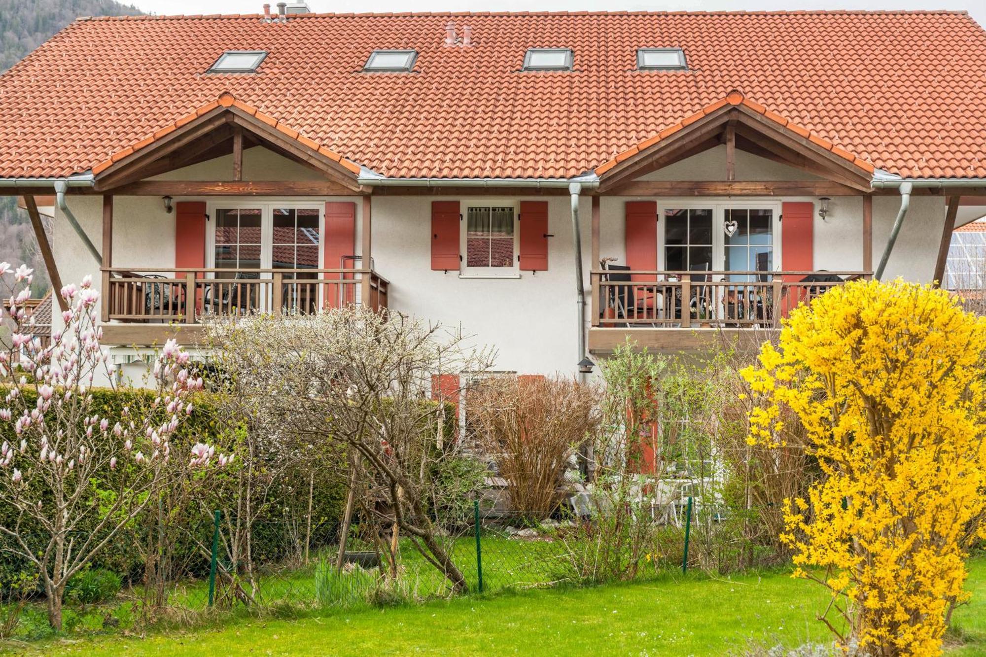 Ferienwohnung Fuchsbau Oberau  Buitenkant foto